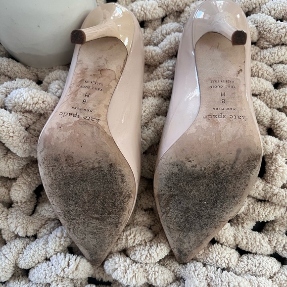Kate Spade Blush Patent Leather Heels - Picture 3 of 5